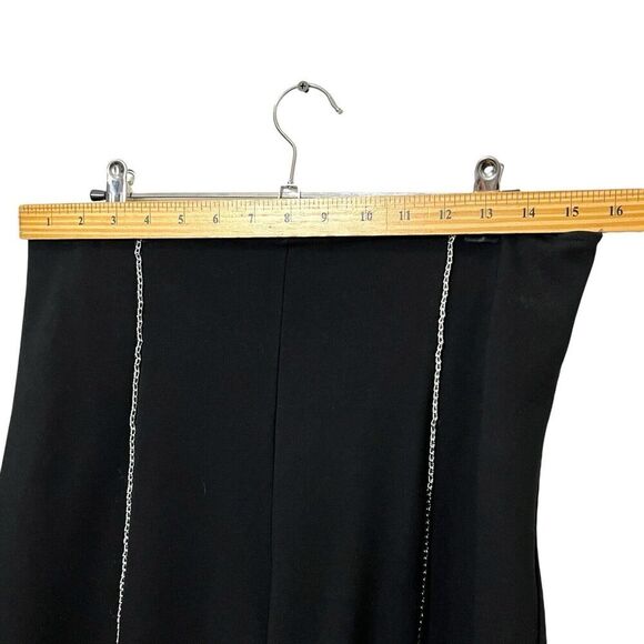 Superdown Stallion Chain Pants Black Slim Fit Trousers Women’s Size Large - Picture 12 of 14